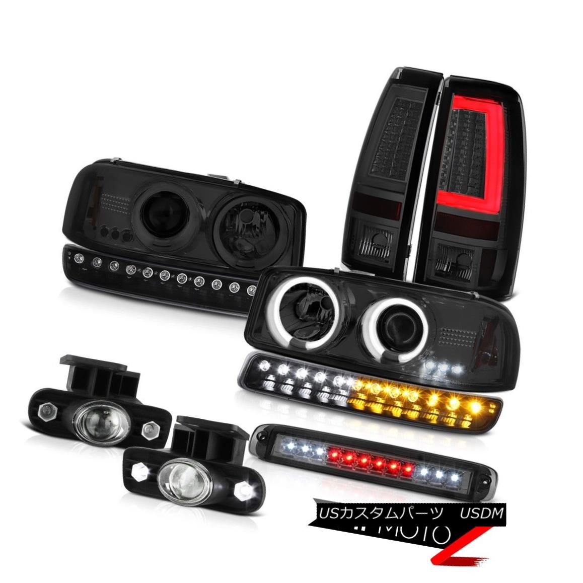 テールライト 99-02 Sierra 6.6L Taillamps High Stop Lamp Bumper Fog Lamps CCFL Headlamps LED 99-02 Sierra 6.6L TaillampsハイストップランプバンパーフォグランプCCFLヘッドランプLED 【並行輸入品】