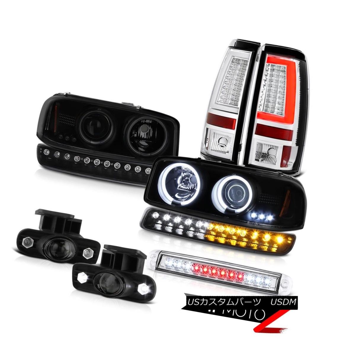 テールライト 99-02 Sierra SLt Taillamps Roof Brake Light Signal Foglamps CCFL Headlamps LED 99-02 Sierra SLtテールランプルーフブレーキライト信号フォグランプCCFLヘッドランプLED 【並行輸入品】