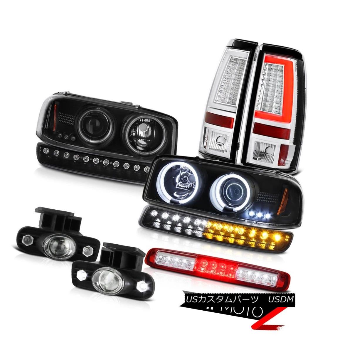 テールライト 1999-2002 Sierra WT Tail Lamps High Stop Lamp Signal Fog Lights CCFL Headlamps 1999-2002シエラWTテールランプハイストップランプ信号フォグライトCCFLヘッドランプ 【並行輸入品】