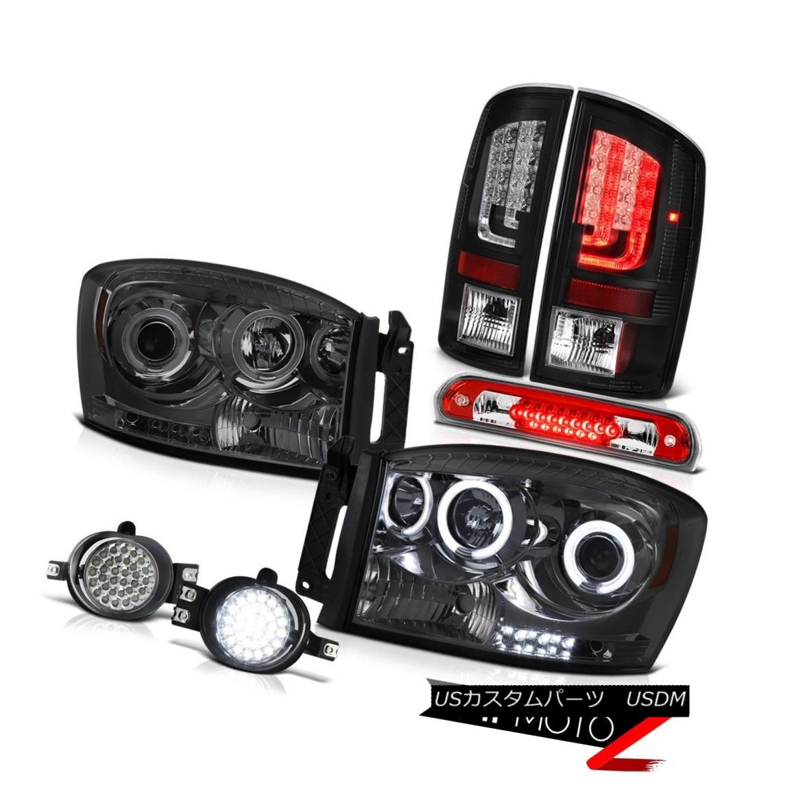テールライト 07-09 Dodge Ram 2500 3500 5.7L Tail Lamps Headlamps Fog Roof Cab Light LED SMD 07-09 Dodge Ram 2500 3500 5.7Lテールランプヘッドランプ霧屋根キャブライトLED SMD 【並行輸入品】