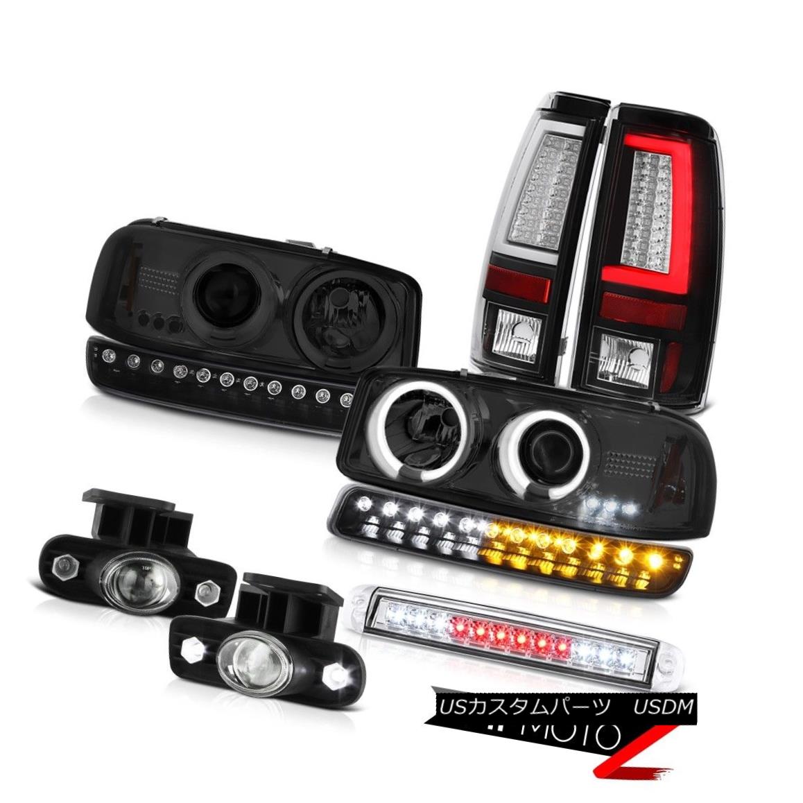 テールライト 99-02 Sierra SLE Tail Lamps 3RD Brake Lamp Parking Fog CCFL Headlamps Projector 99-02シエラSLEテールランプ3RDブレーキランプパーキングフォグCCFLヘッドランププロジェクター 【並行輸入品】