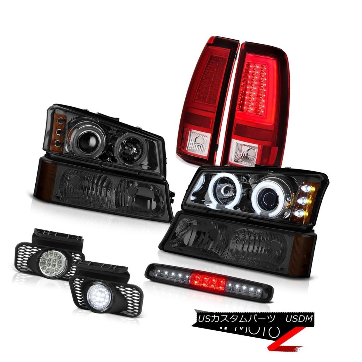 テールライト 03 04 05 06 Silverado 1500 Tail Lights Parking Lamp Third Brake Fog Headlights 03 04 05 06 Silverado 1500テールライトパーキングランプ第3ブレーキ曇りヘッドライト 【並行輸入品】