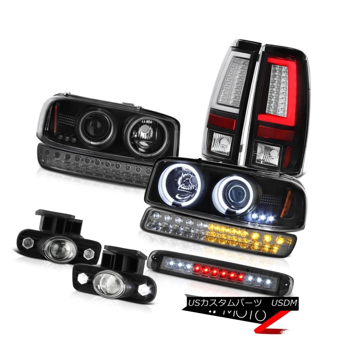 テールライト 99 00 01 02 Sierra SL Taillamps High Stop Light Foglamps Bumper CCFL Headlights 99 00 01 02 Sierra SL TaillampsハイストップライトフォグランプバンパーCCFLヘッドライト 【並行輸入品】