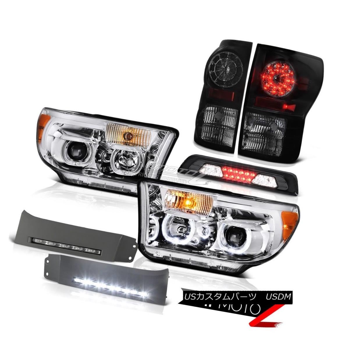 テールライト 07-13 Toyota Tundra Limited Headlights DRL Strip High Stop Lamp Taillamps SMD 07-13 Toyota Tundra LimitedヘッドライトDRLストリップハイストップランプタイルランプSMD 【並行輸入品】