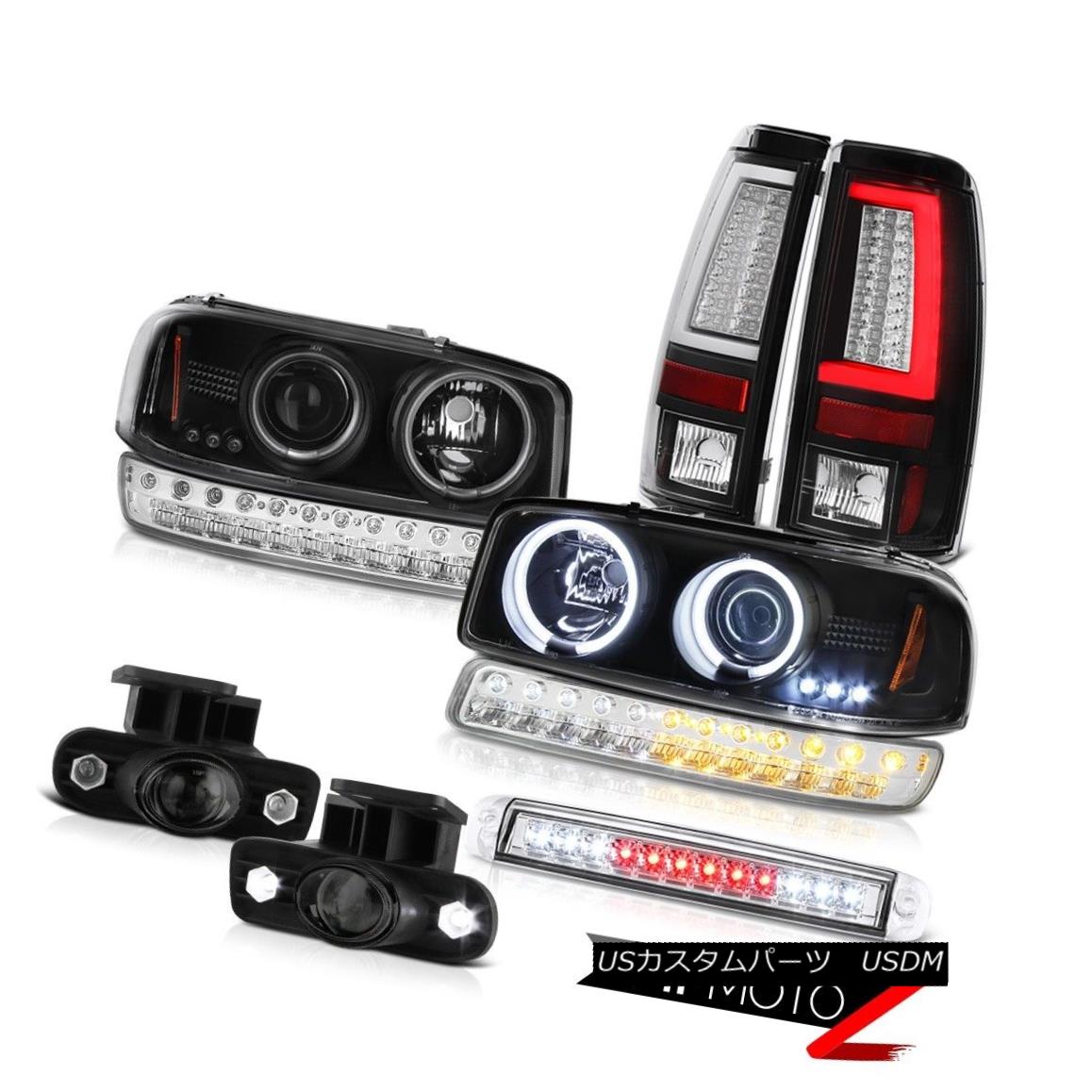 テールライト 1999-2002 Sierra SL Tail Lights Roof Cab Lamp Fog Bumper CCFL Headlamps Halo Rim 1999-2002 Sierra SLテールライトルーフキャブ・ランプフォグ・バンパーCCFLヘッドランプHalo Rim 【並行輸入品】｜カスタムパーツ WORLD倉庫 89,480円