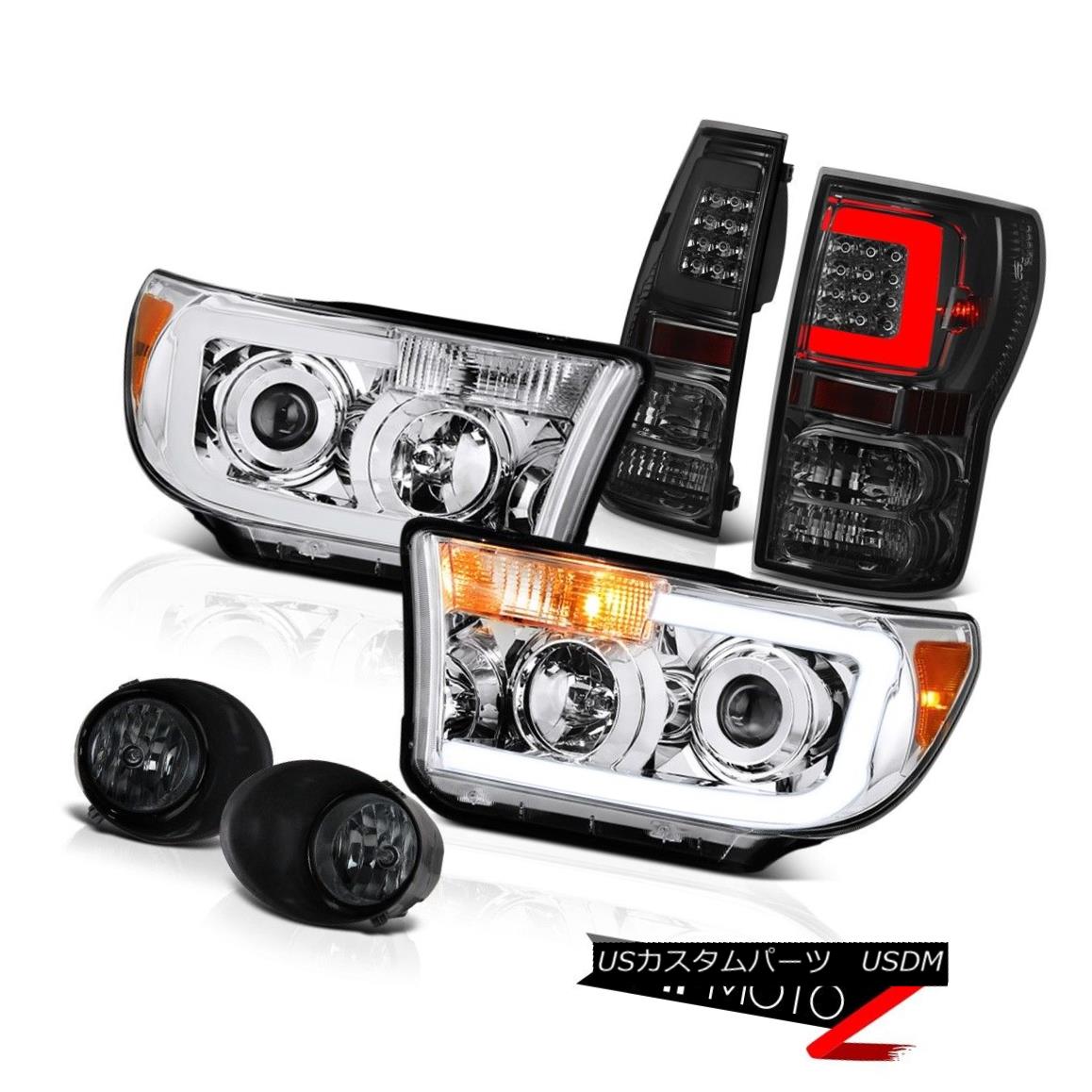 テールライト 07-13 Toyota Tundra Phantom Smoke Rear Custom Head Lamps Spot Replacement Pair 07-13 Toyota Tundra Phantom Smokeリアカスタムヘッドランプスポット交換ペア 【並行輸入品】 90,387円