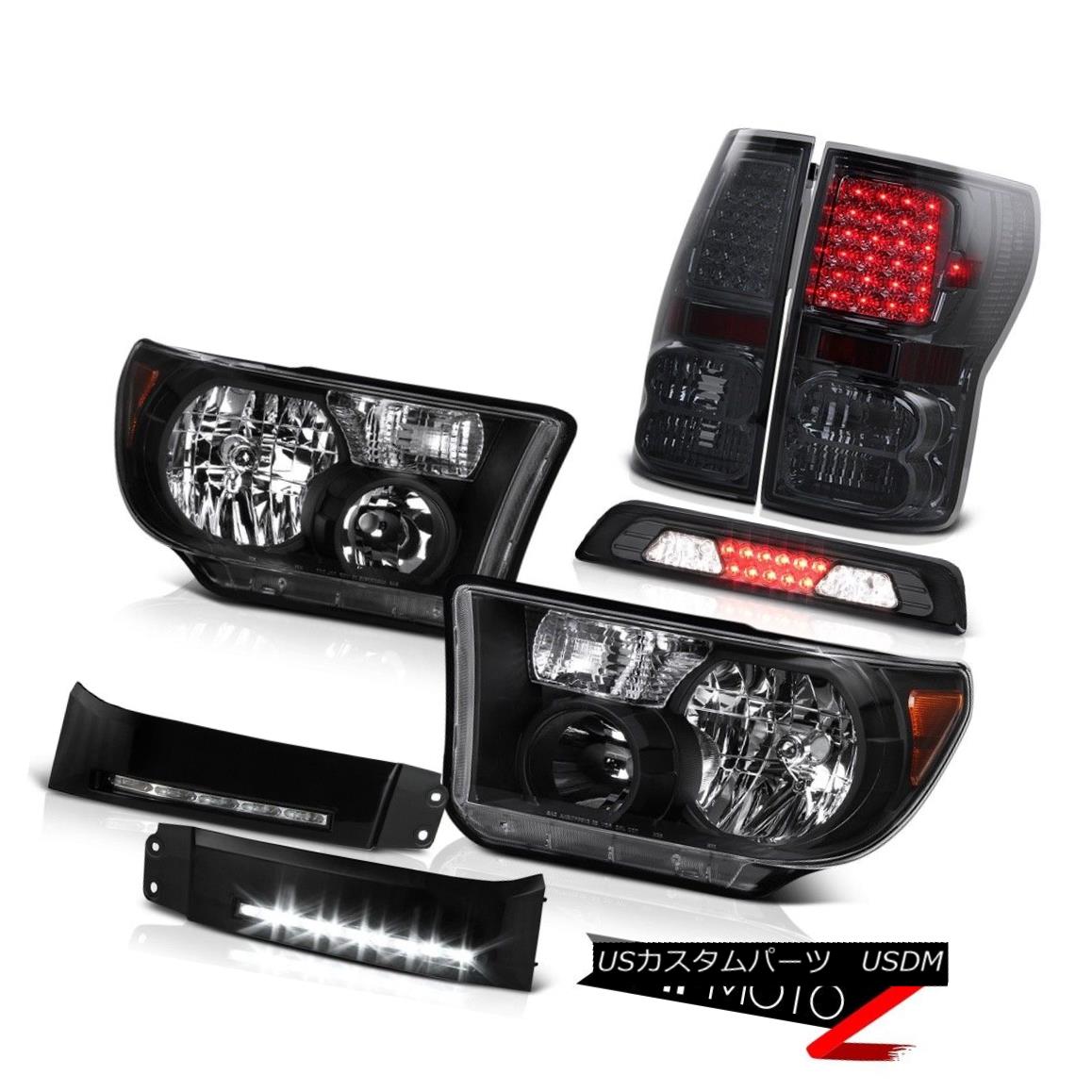 テールライト 07-13 Toyota Tundra SR5 Headlights DRL Strip Roof Cargo Lamp Taillamps OE Style 07-13トヨタトンドラSR5ヘッドライトDRLストリップ屋根貨物ランプタイルランプOEスタイル 【並行輸入品】