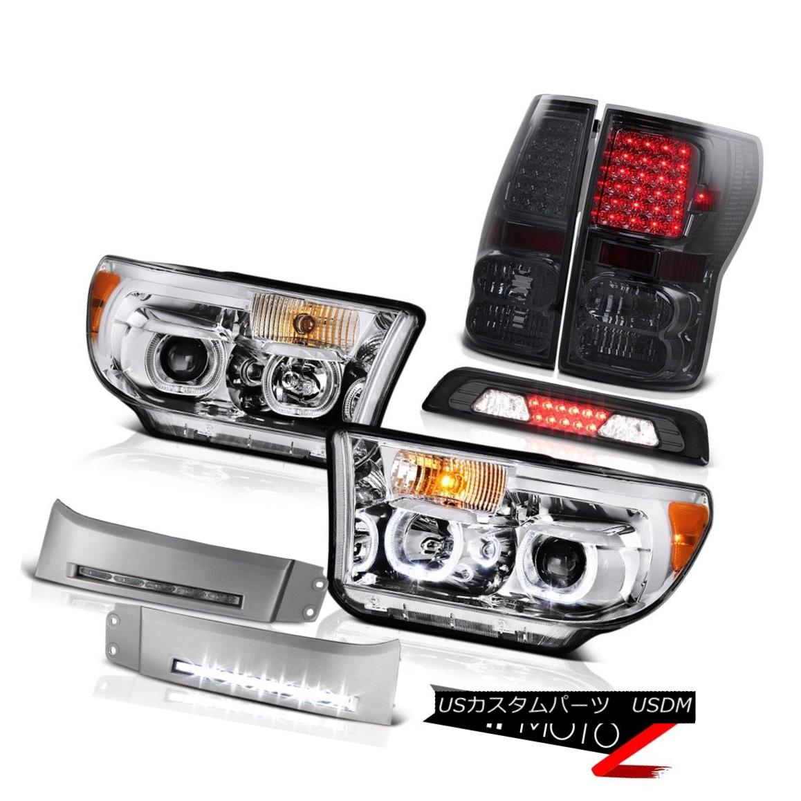 テールライト 07-13 Toyota Tundra SR5 Headlights DRL Strip Smokey Roof Cab Light Taillamps SMD 07-13トヨタトンドラSR5ヘッドライトDRLストリップスモーキールーフキャブライトタイルランプSMD 【並行輸入品】｜カスタムパーツ WORLD倉庫