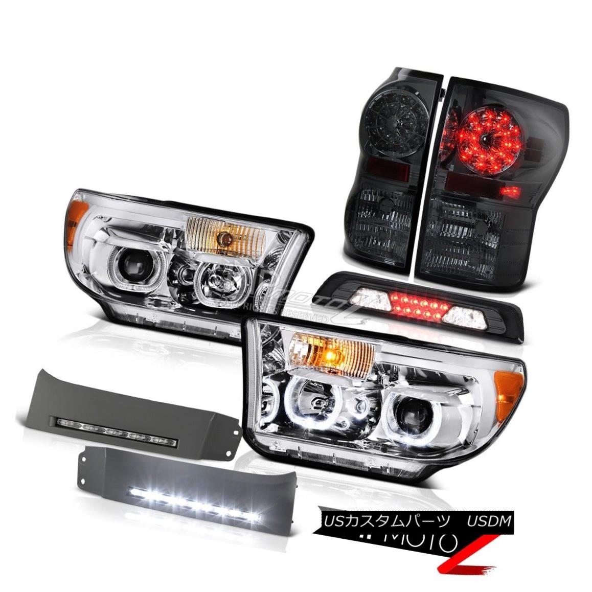 テールライト 07-13 Toyota Tundra SR5 Headlamps Bumper DRL High Stop Lamp Rear Brake Lamps SMD 07-13トヨタトンドラSR5ヘッドランプバンパーDRLハイストップランプリアブレーキランプSMD 【並行輸入品】