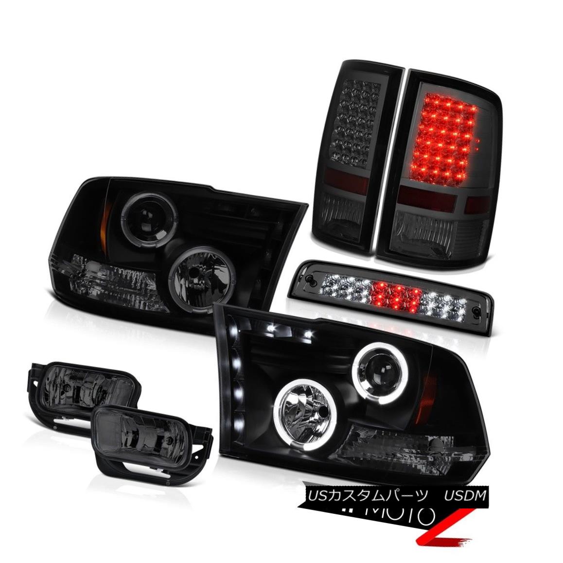 テールライト 09-13 Dodge Ram 1500 3.0L Smokey Foglights Roof Cab Light Tail Lamps Headlights 09-13ダッジラム1500 3.0Lスモーキーフォグライトルーフキャブライトテールランプヘッドライト 【並行輸入品】