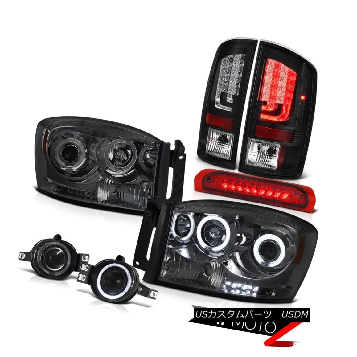 テールライト 2007-2008 Dodge Ram 1500 5.7L Tail Lamps Headlamps Foglamps Red Roof Cargo Light 2007-2008ダッジラム1500 5.7Lテールランプヘッドランプフォグランプレッドルーフカーゴライト 【並行輸入品】