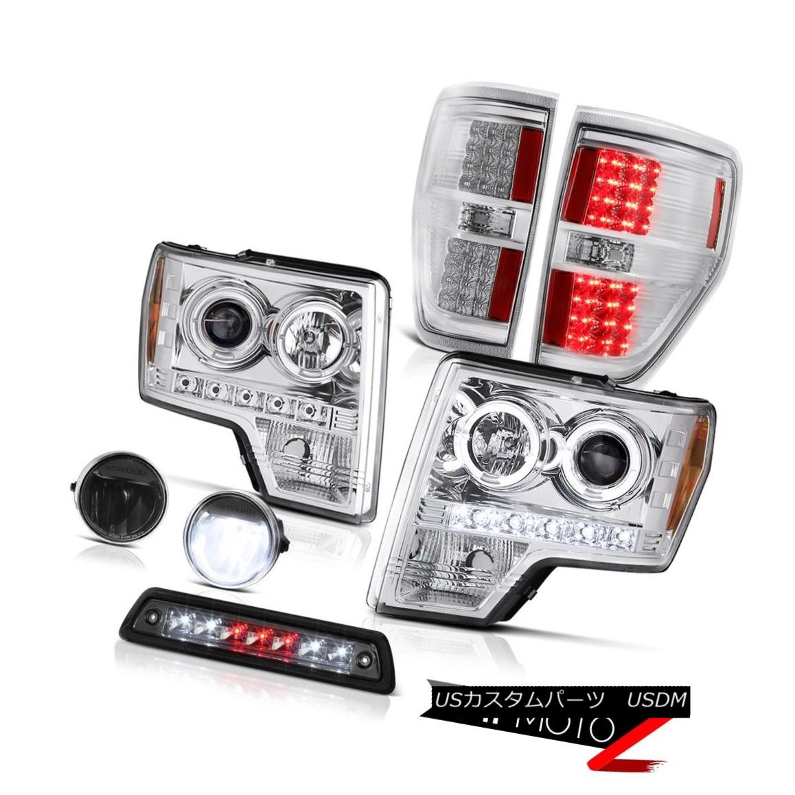 テールライト 09-14 F150 FX4 Roof cab lamp foglamps euro chrome tail lamps headlamps LED SMD 09-14 F150 FX4ルーフキャブ用ランプフォグランプユーロクロームテールランプヘッドランプLED SMD 【並行輸入品】