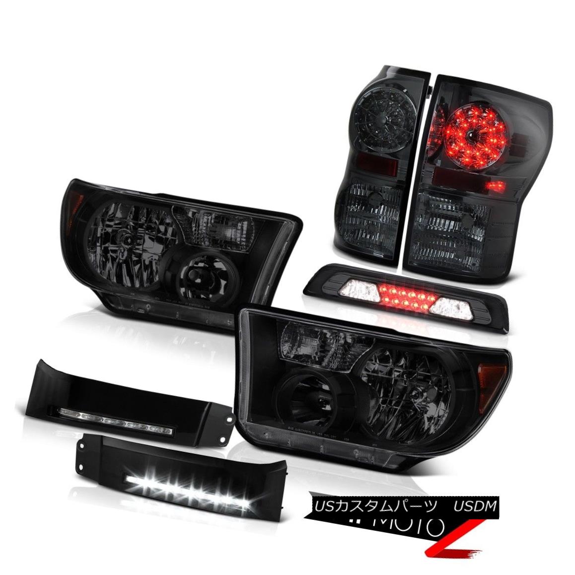 テールライト 07-13 Toyota Tundra SR5 Headlamps DRL Strip High Stop Lamp Tail Brake Lamps SMD 07-13トヨタトンドラSR5ヘッドランプDRLストリップハイストップランプテールブレーキランプSMD 【並行輸入品】
