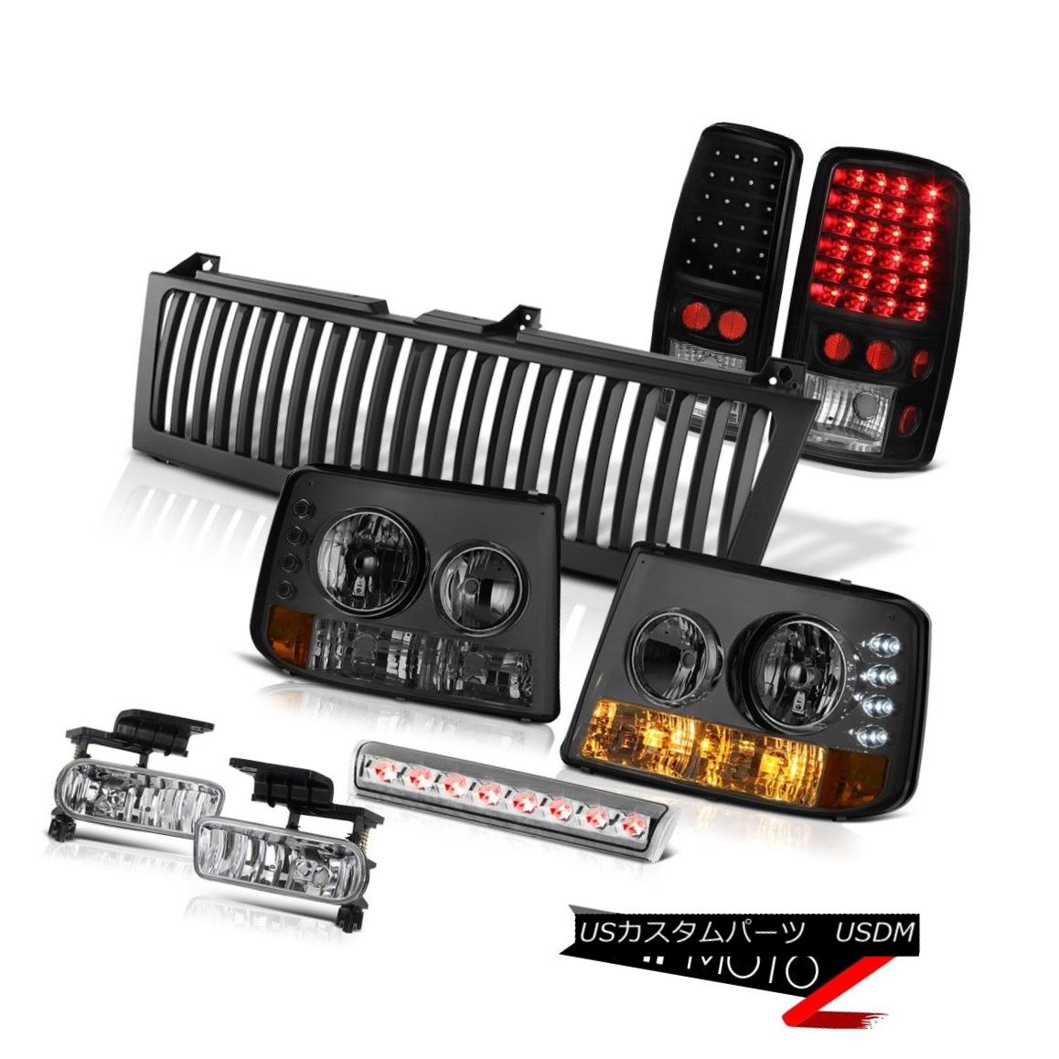 テールライト Signal Headlights SMD 3rd Tail Lights Fog Chrome 3rd LED 00-06 Suburban 1500 シグナルヘッドライトSMD 3rdテールライトFog Chrome 3rd LED 00-06 Suburban 1500 【並行輸入品】