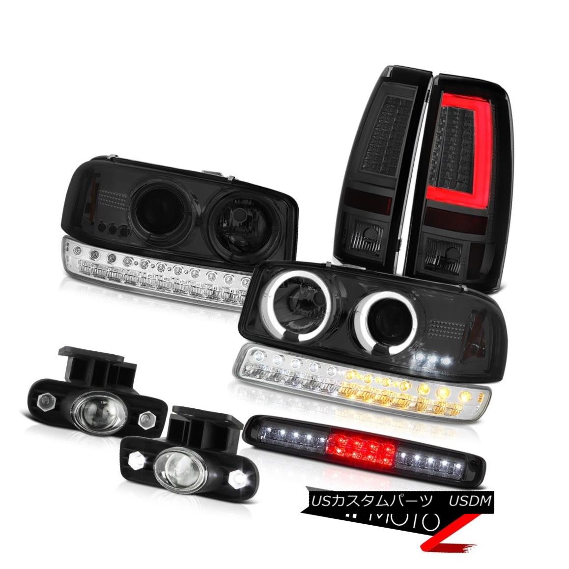 テールライト 1999-2002 Sierra SLt Tail Lights Roof Cab Lamp Fog Parking Headlamps Dual Halo 1999-2002 Sierra SLtテールランプルーフキャブ・ランプフォグ・パーキング・ヘッドランプデュアル・ヘイロー 【並行輸入品】 88,633円