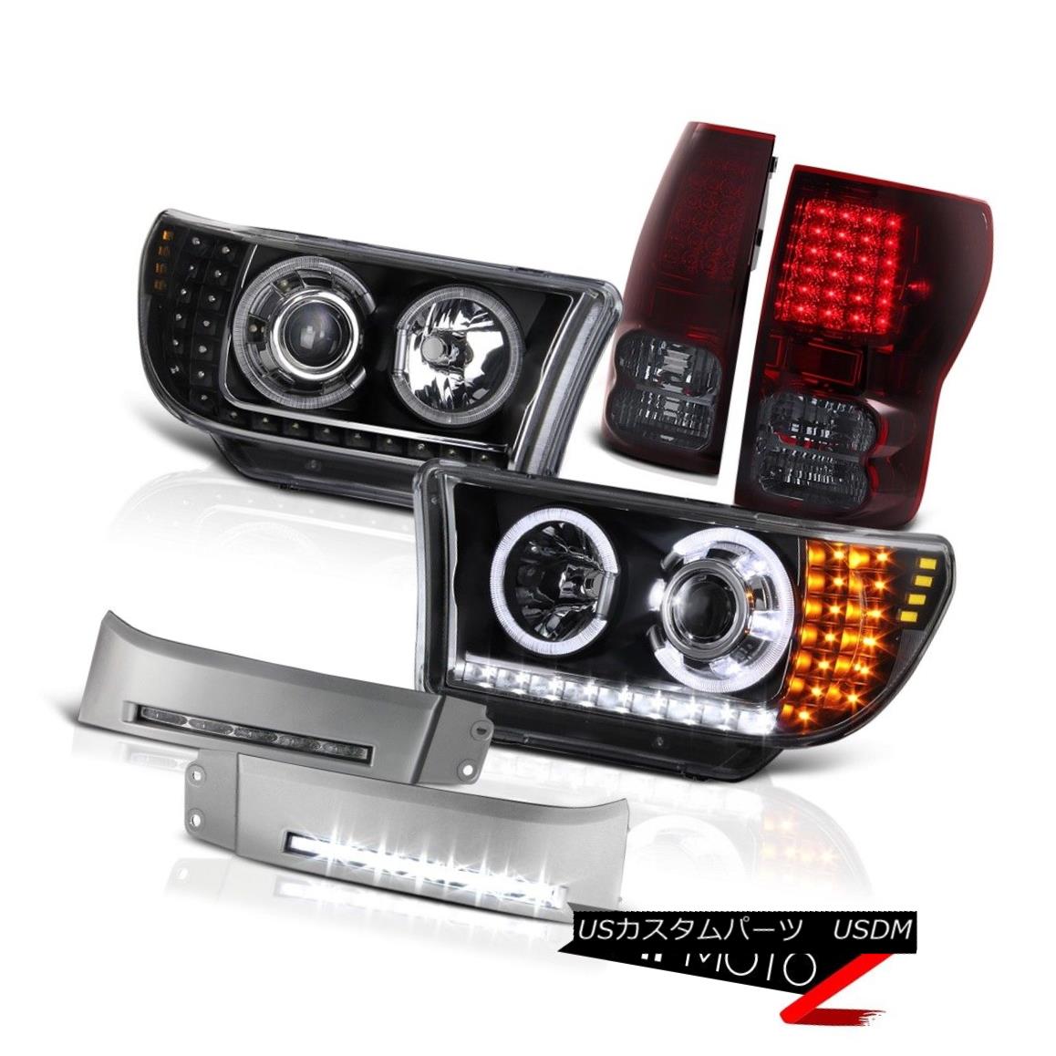 テールライト 2007 2008 2009 2010 2011 2012 2013 Tundra BLK Red Smoke Tail light Headlight Fog 2007年2008年2009年2010年2011年2012年2013年Tundra BLKレッド煙テールライトヘッドライトフォグ 【並行輸入品】