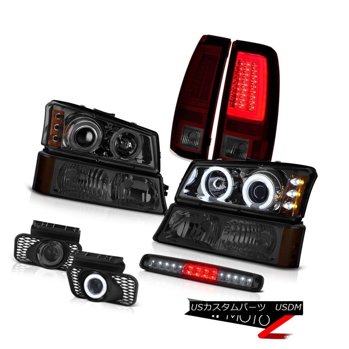 テールライト 03-06 Silverado Tail Lights Bumper Light High Stop Lamp Fog Headlights CCFL Ring 03-06 SilveradoテールライトバンパーライトハイストップランプフォグヘッドライトCCFLリング 【並行輸入品】｜カスタムパーツ WORLD倉庫 87,725円