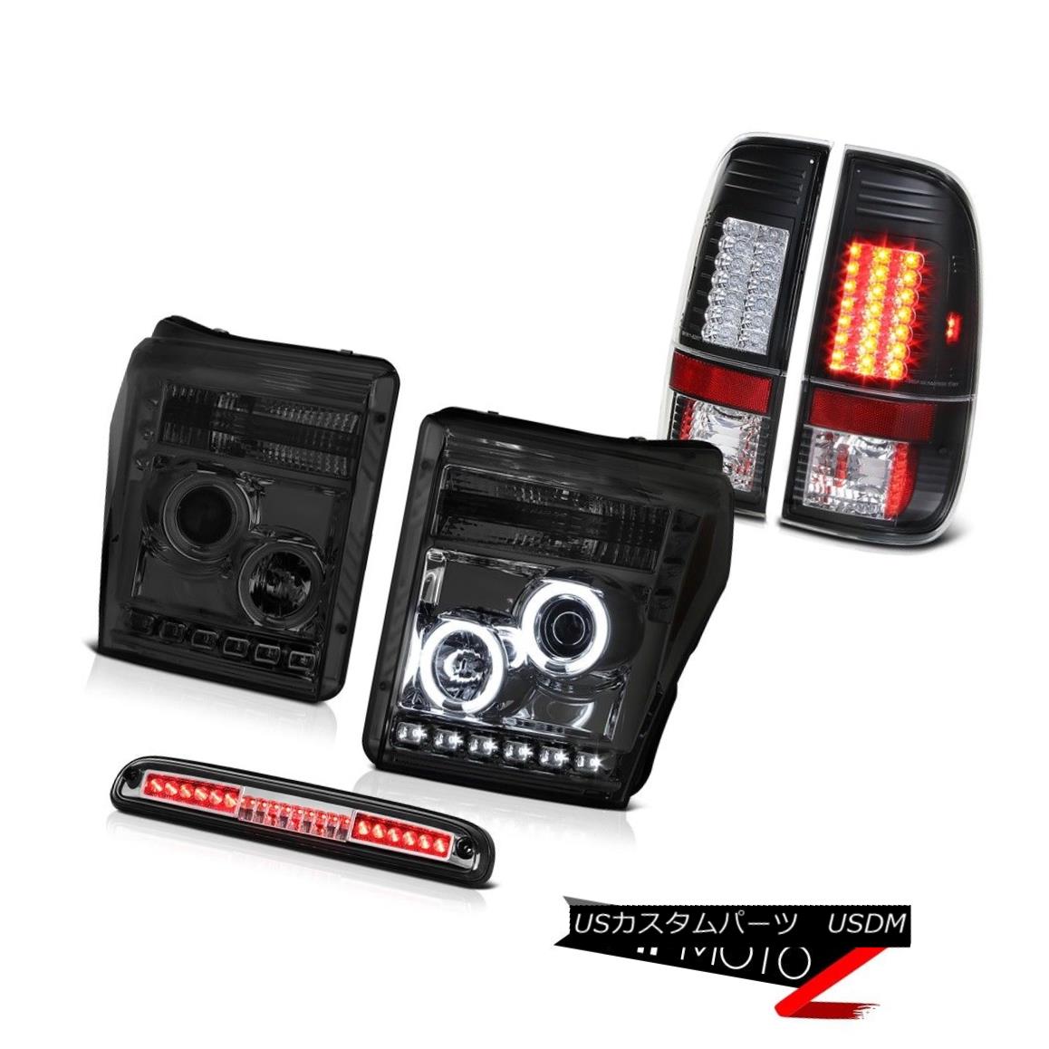テールライト 2011-2016 F250 Lariat Euro Clear Roof Cab Light Tail Brake Lamps Headlights SMD 2011-2016 F250ラリアトユーロクリア屋根キャブライトテールブレーキランプヘッドライトSMD 【並行輸入品】