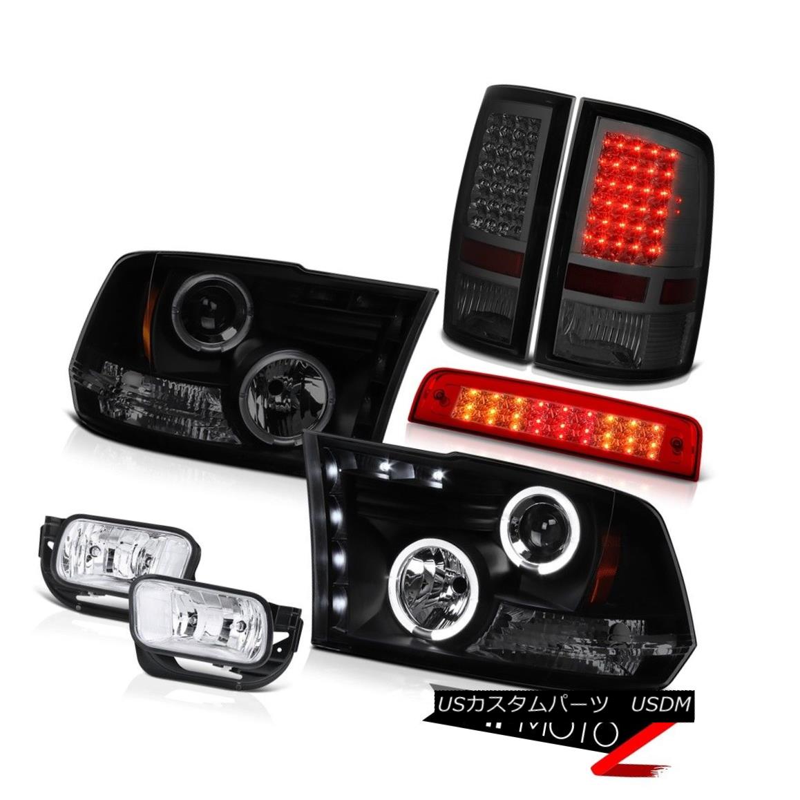 テールライト 09-13 Ram 1500 6.4L Roof Cab Light Fog Lamps Rear Brake Headlights SMD Halo Rim 09-13ラム1500 6.4LルーフキャブライトフォグランプリアブレーキヘッドライトSMD Halo Rim 【並行輸入品】｜カスタムパーツ WORLD倉庫