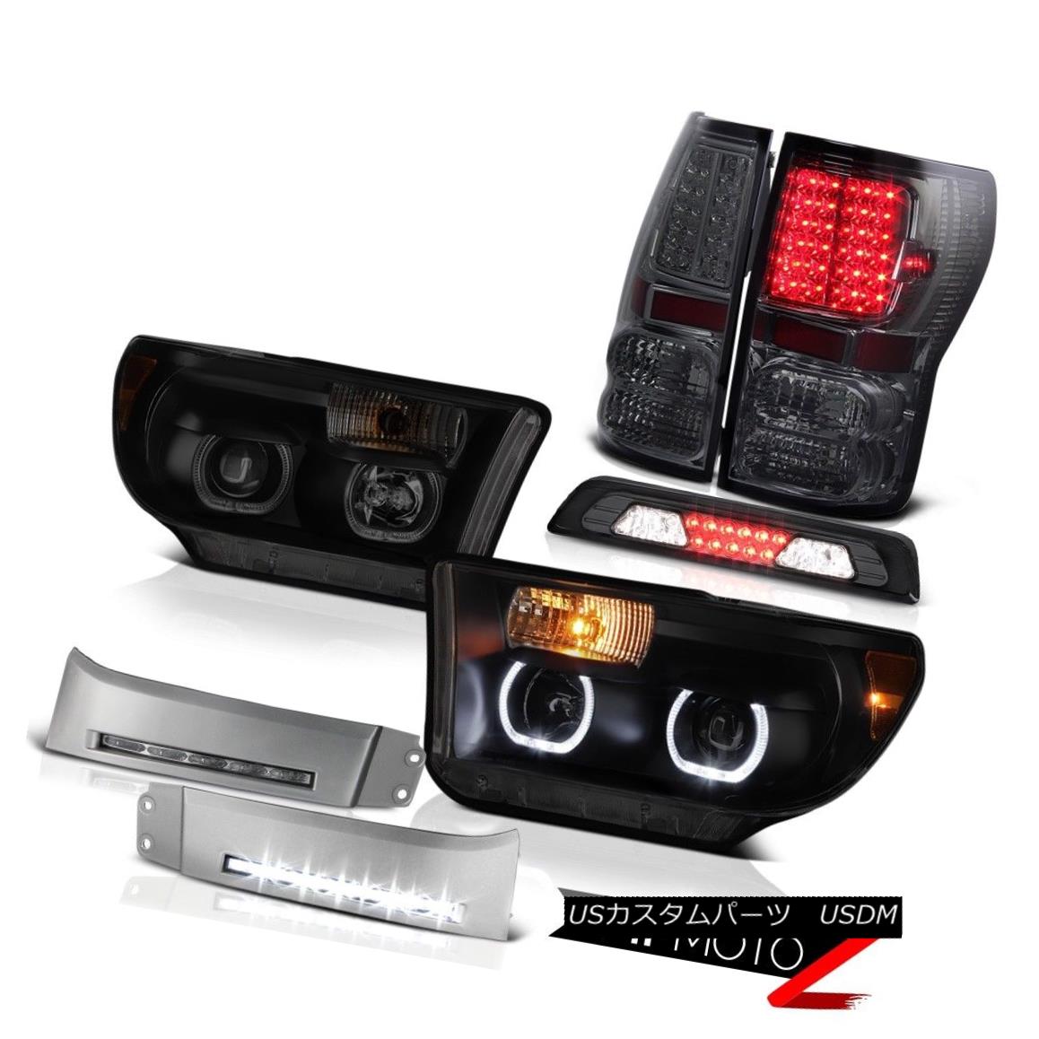 テールライト 07-13 Toyota Tundra Limited Headlights DRL Strip Third Brake Light Rear Lamps 07-13トヨタ・トンドラ限定ヘッドライトDRLストリップ第3ブレーキライト・リア・ランプ 【並行輸入品】