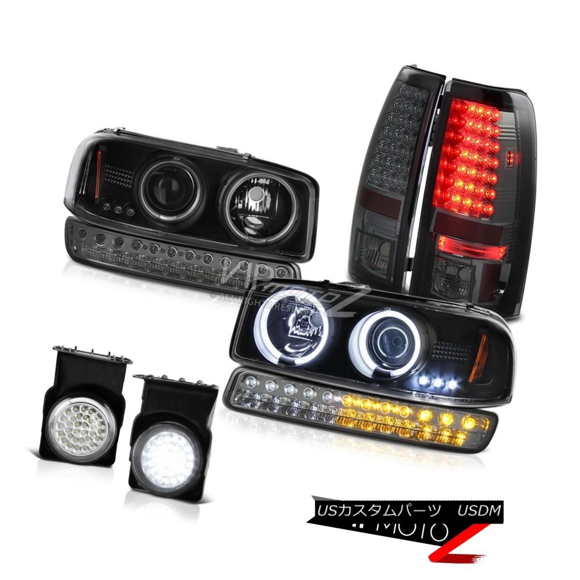 テールライト 03-06 Sierra SL Fog Lamps phantom Smoke SMD Tail Turn Signal CCFL Headlights 03-06 Sierra SLフォグランプファントムスモークSMDテールターンシグナルCCFLヘッドライト 【並行輸入品】