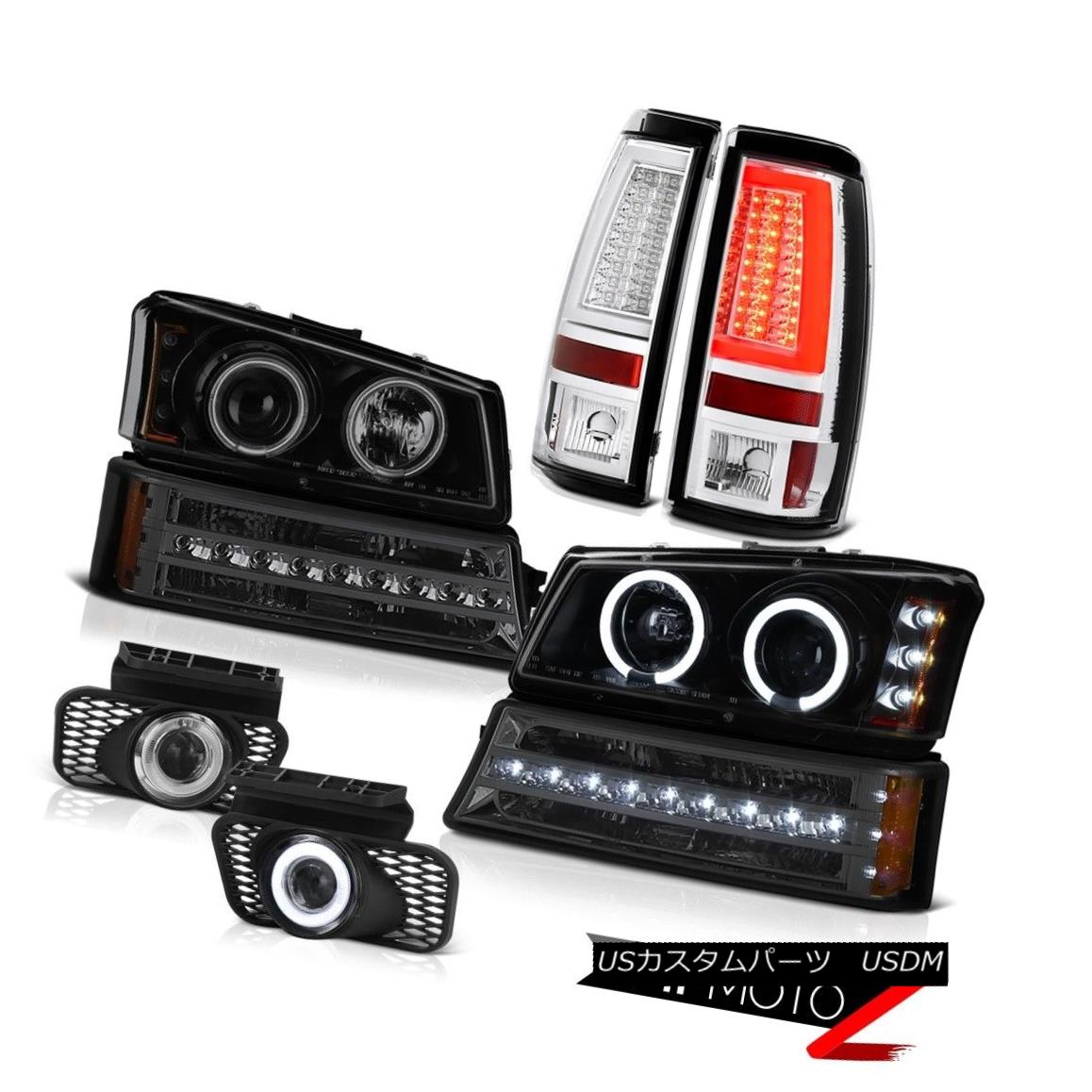 テールライト 2003-2006 Silverado Tail Lamps Fog Signal Lamp Headlamps Neon Tube \