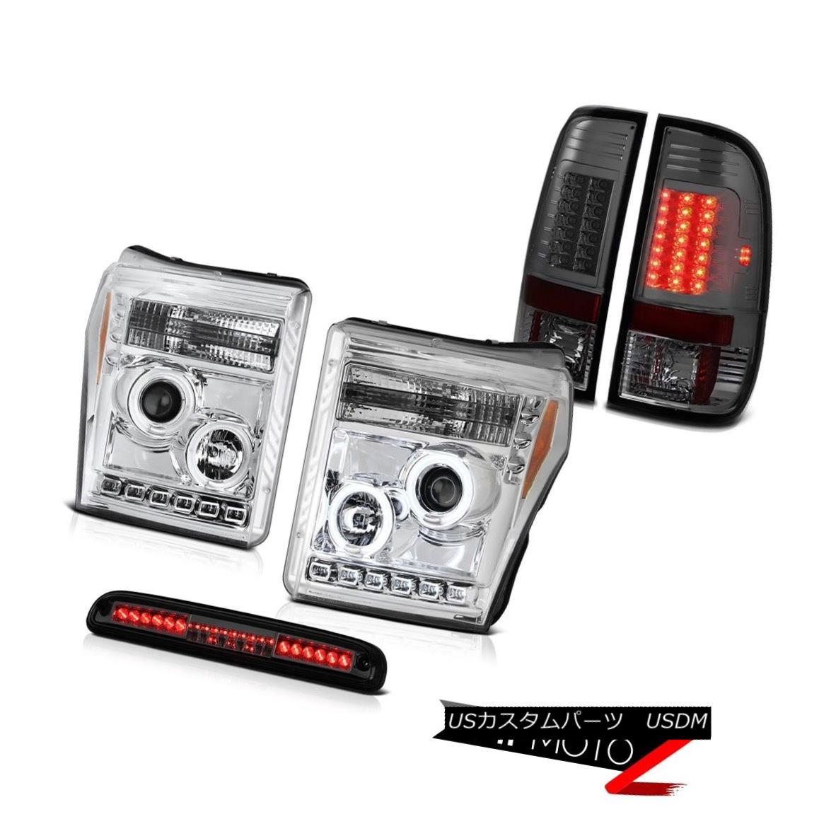 テールライト 11 12 13 14 15 16 F350 6.7L 3RD Brake Lamp Tail Lamps Chrome Headlamps Newest 11 12 13 14 15 16 F350 6.7L 3RDブレーキランプテールランプクロームヘッドランプ最新 【並行輸入品】