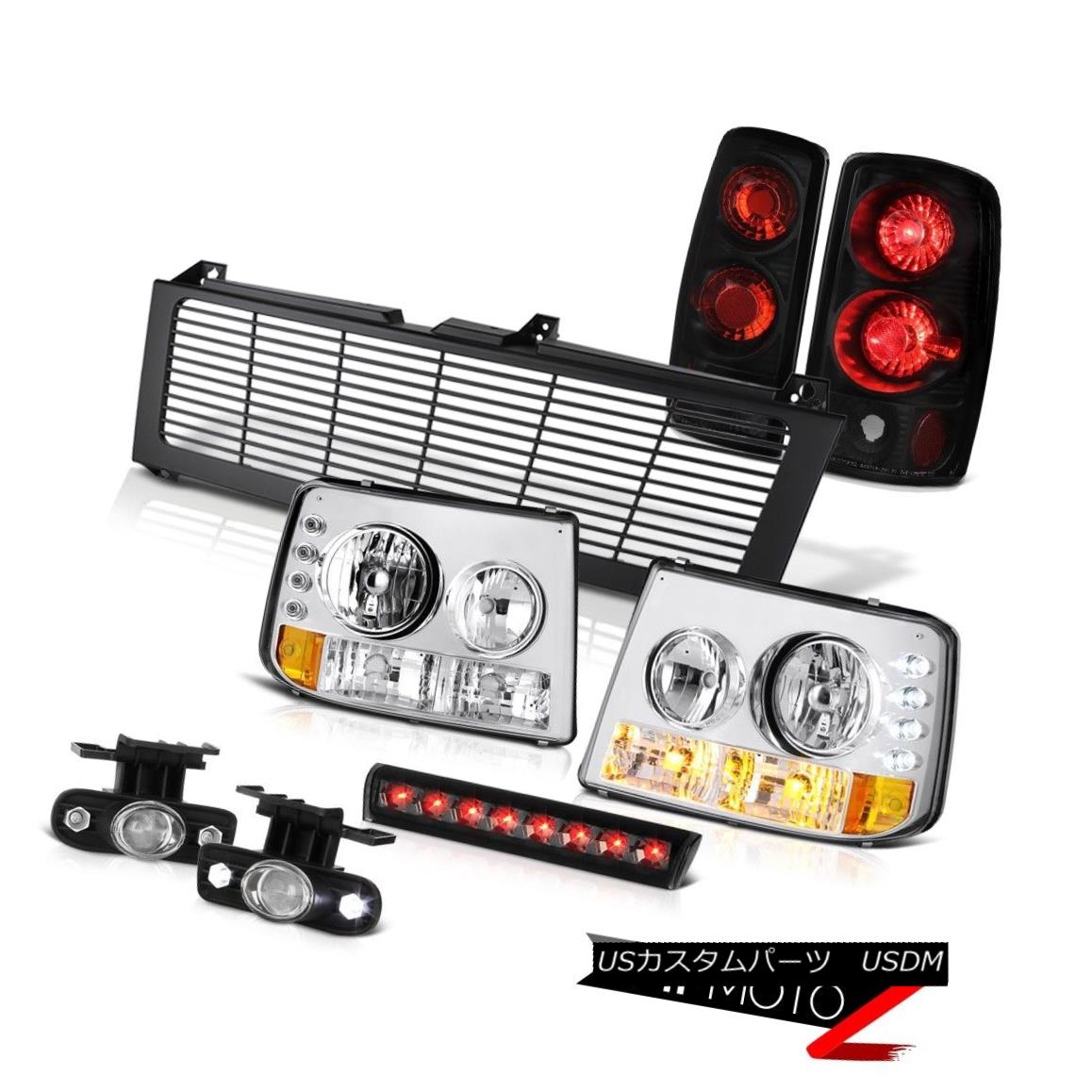 テールライト Signal Headlamps Black Reverse Tail Lights Fog Stop LED 2000-2006 Suburban 5.7L 信号ヘッドランプブラック逆テールライトフォグストップLED 2000-2006郊外5.7L 【並行輸入品】