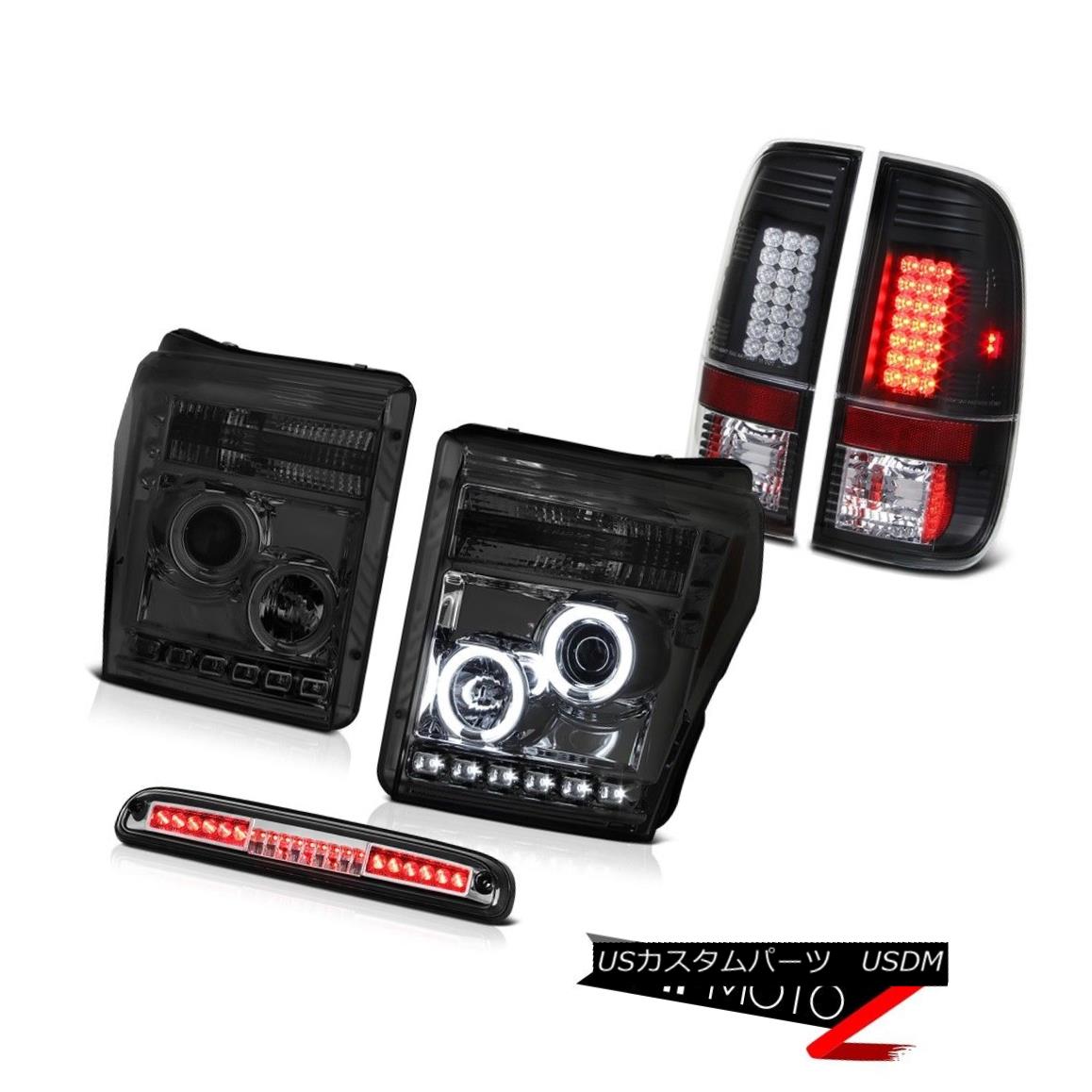 テールライト 11 12 13 14 15 16 F250 King Ranch Roof Brake Light Black Taillights Headlamps 11 12 13 14 15 16 F250キング牧場屋根ブレーキライトブラックテールライトヘッドランプ 【並行輸入品】