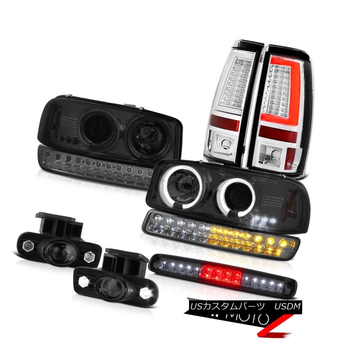 テールライト 99-02 Sierra SL Tail Lamps Roof Cargo Lamp Foglights Bumper Headlights Halo Rim 99-02 Sierra SLテールランプ屋根貨物ランプフォグライトバンパーヘッドライトHalo Rim 【並行輸入品】