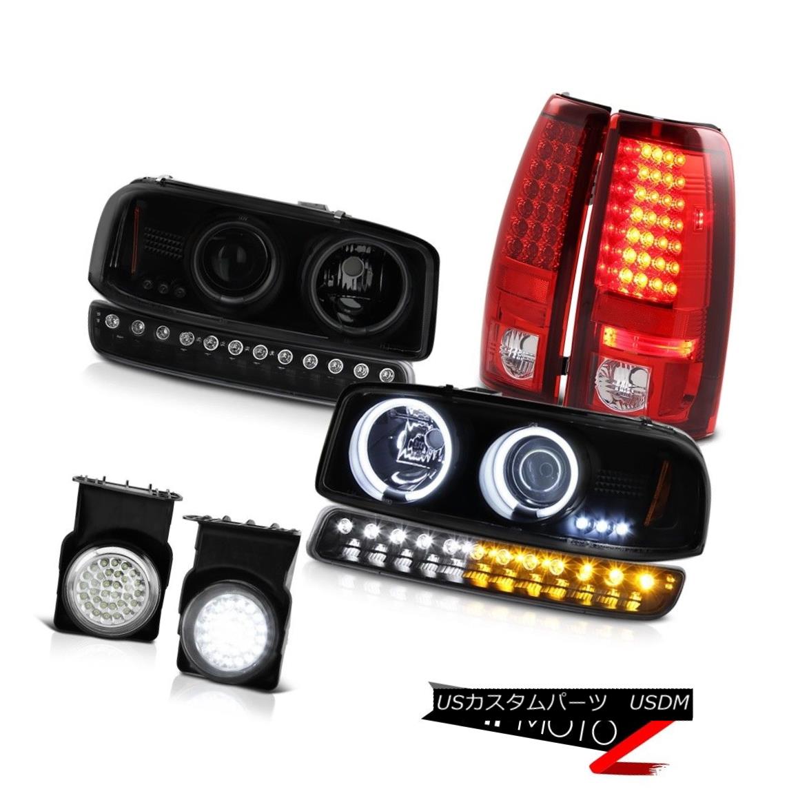 テールライト 03-06 Sierra 2500 Foglamps wine red led taillights signal lamp ccfl headlights 03-06 Sierra 2500 Foglampsワインレッドの尾灯信号灯ccflヘッドライト 【並行輸入品】