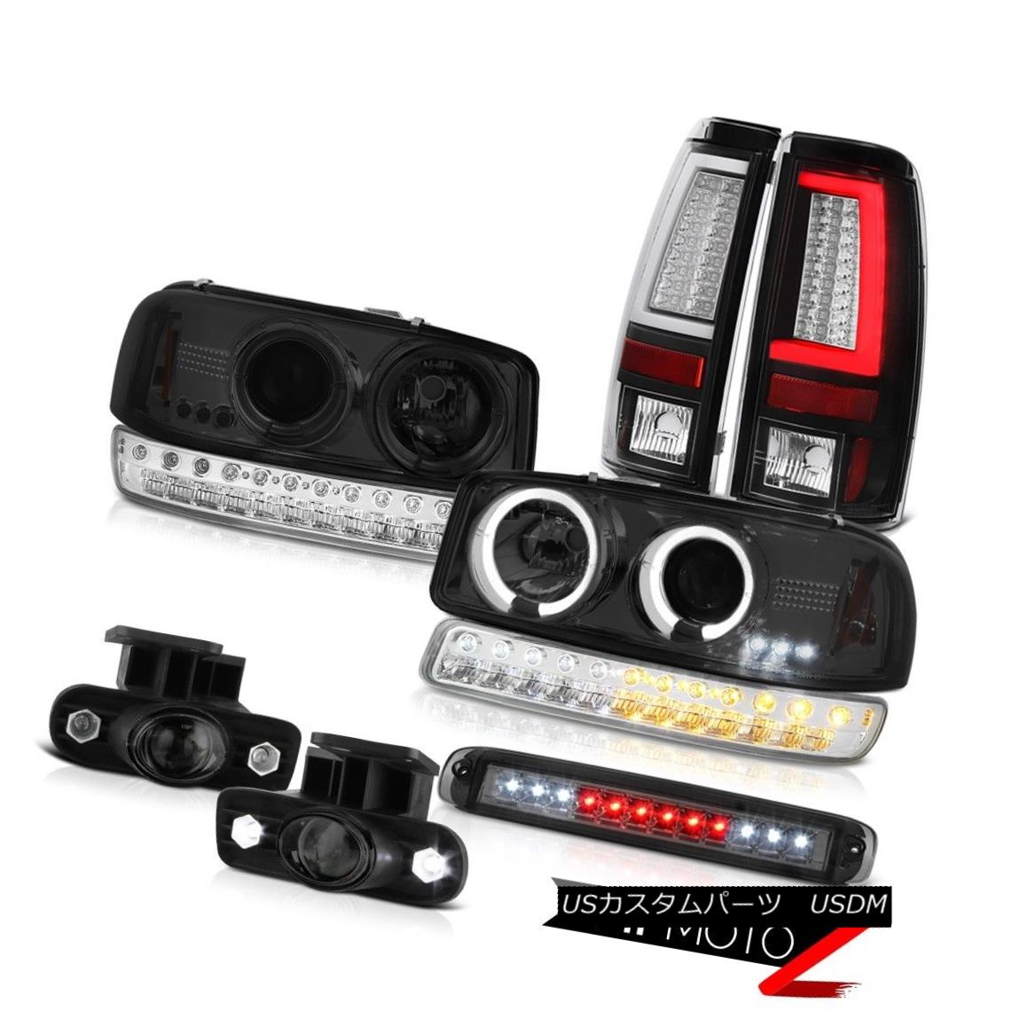 テールライト 99-02 Sierra SL Tail Lights Roof Brake Lamp Fog Bumper Headlights OLED Prism LED 99-02 Sierra SLテールライトルーフブレーキランプフォグバンパーヘッドライトOLED Prism LED 【並行輸入品】