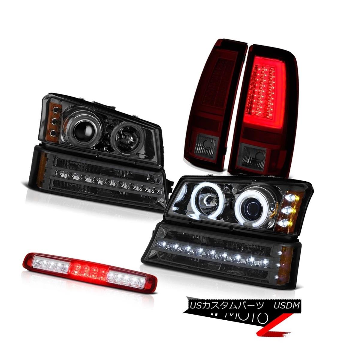 テールライト 03-06 Chevy Silverado 1500 Tail Lamps Red Roof Cab Lamp Parking Headlamps LED 03-06 Chevy Silverado 1500テールランプ赤い屋根キャビンランプパーキングヘッドランプLED 【並行輸入品】