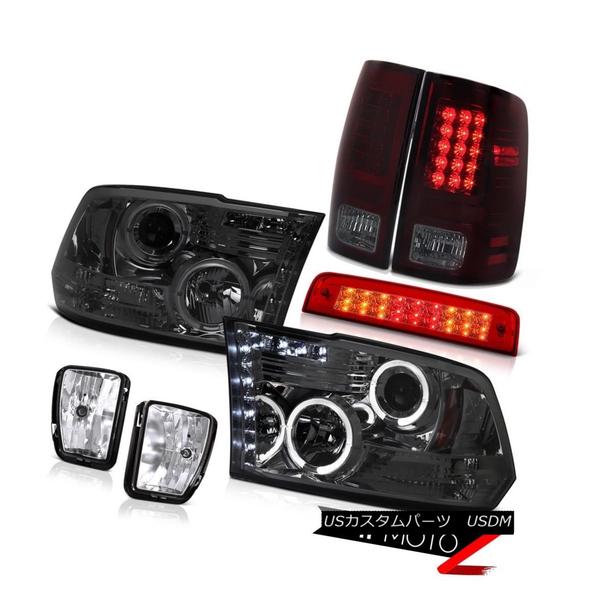 テールライト 2013-2018 Ram 1500 Lamarie Wine Red High Stop Lamp Fog Lights Tail Headlamps LED 2013-2018ラム1500ララミーワインレッドハイストップランプフォグライトテールヘッドランプLED 【並行輸入品】 86,878円