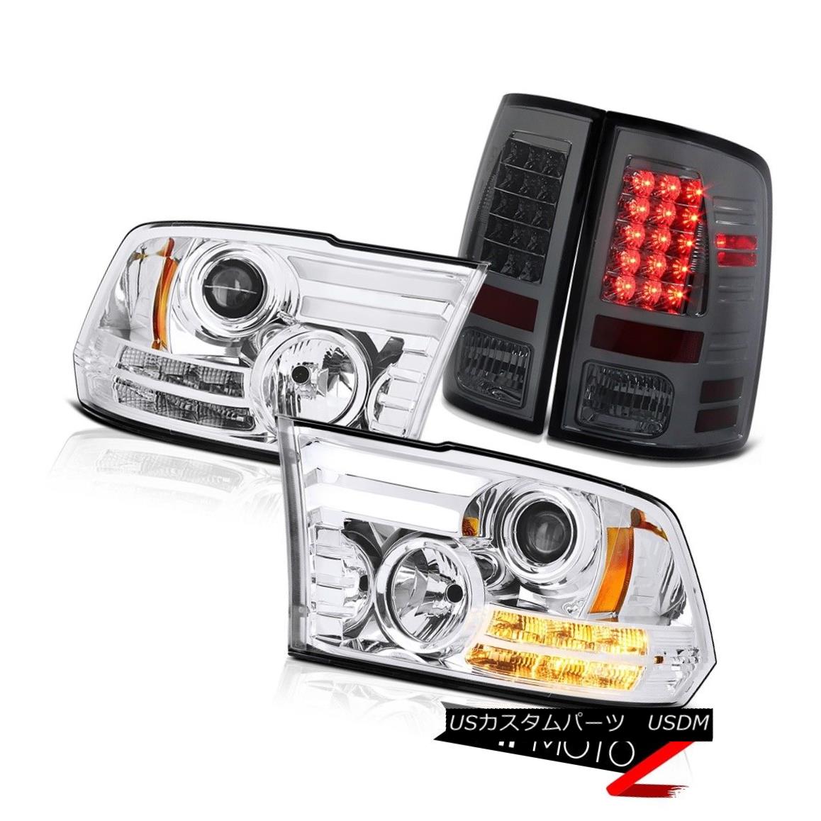 テールライト 09-18 Dodge Ram 1500 5.7L Taillamps projector headlights SMD Tron Style Newest 09-18 Dodge Ram 1500 5.7LプロジェクターヘッドライトSMD Tron Style Newest 【並行輸入品】