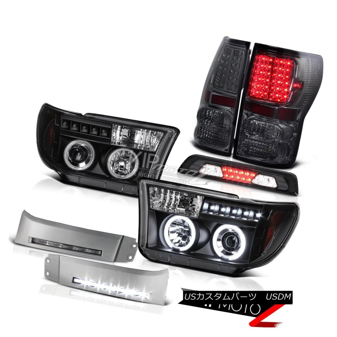 テールライト 07-13 Toyota Tundra SR5 Bumper DRL Smokey Roof Cargo Lamp Taillights Headlights 07-13トヨタトンドラSR5バンパーDRLスモーキールーフカーゴランプテールライトヘッドライト 【並行輸入品】