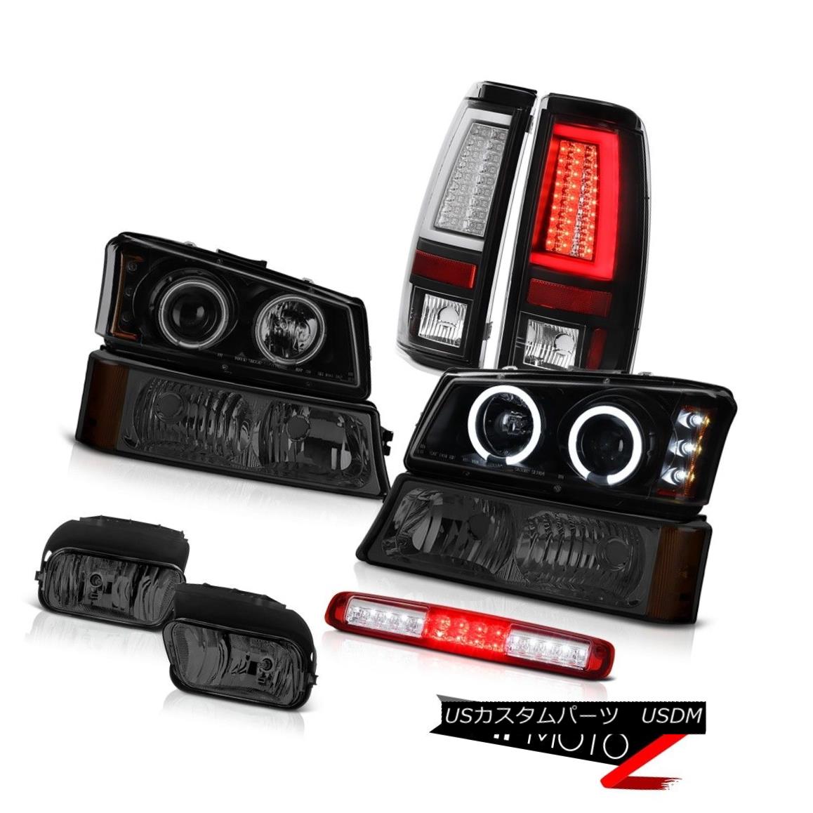 テールライト 03-06 Silverado 2500Hd Tail Lamps Fog Signal Light 3RD Brake Headlamps CCFL Ring 03-06 Silverado 2500Hdテールランプフォグシグナルライト3RDブレーキヘッドランプCCFLリング 【並行輸入品】
