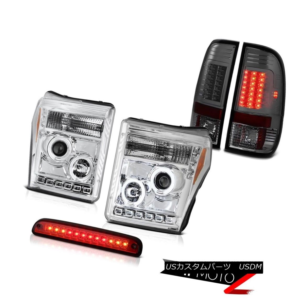 テールライト 2011-2016 Ford F250 F350 Bloody Red 3RD Brake Lamp Rear Lights Chrome Headlamps 2011-2016 Ford F250 F350ブラッディーレッド3RDブレーキランプリアライトクロームヘッドランプ 【並行輸入品】|カスタムパーツ WORLD倉庫