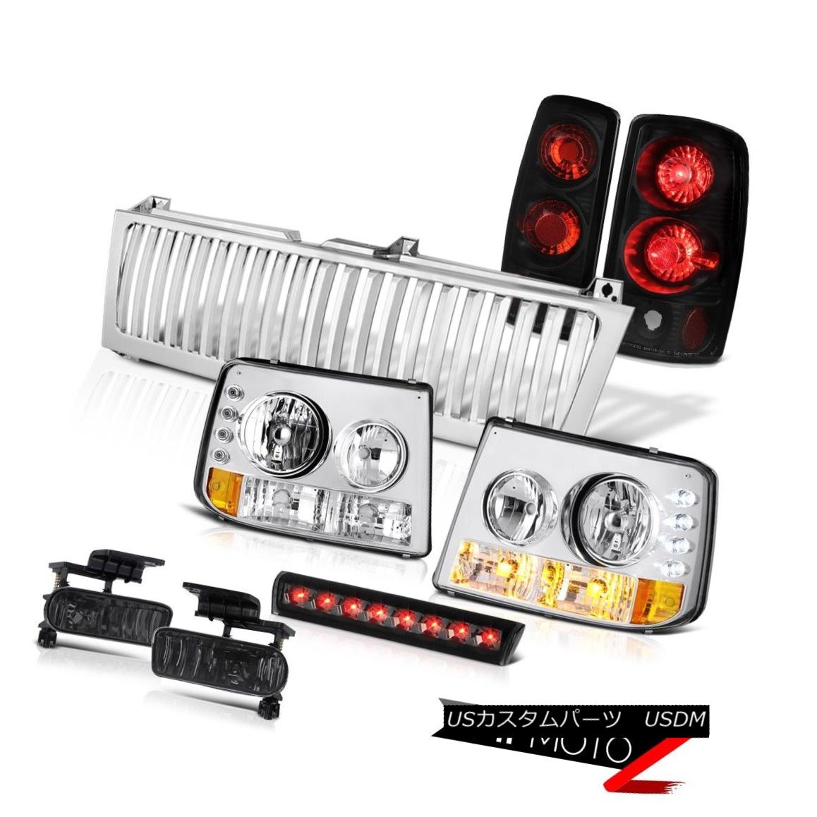 テールライト Euro Headlamps Black Tail Lights Smoke Fog High Brake LED 00-06 Chevy Suburban ユーロヘッドランプブラックテールライトスモークフォグハイブレーキLED 00-06 Chevy Suburban 【並行輸入品】|カスタムパーツ WORLD倉庫
