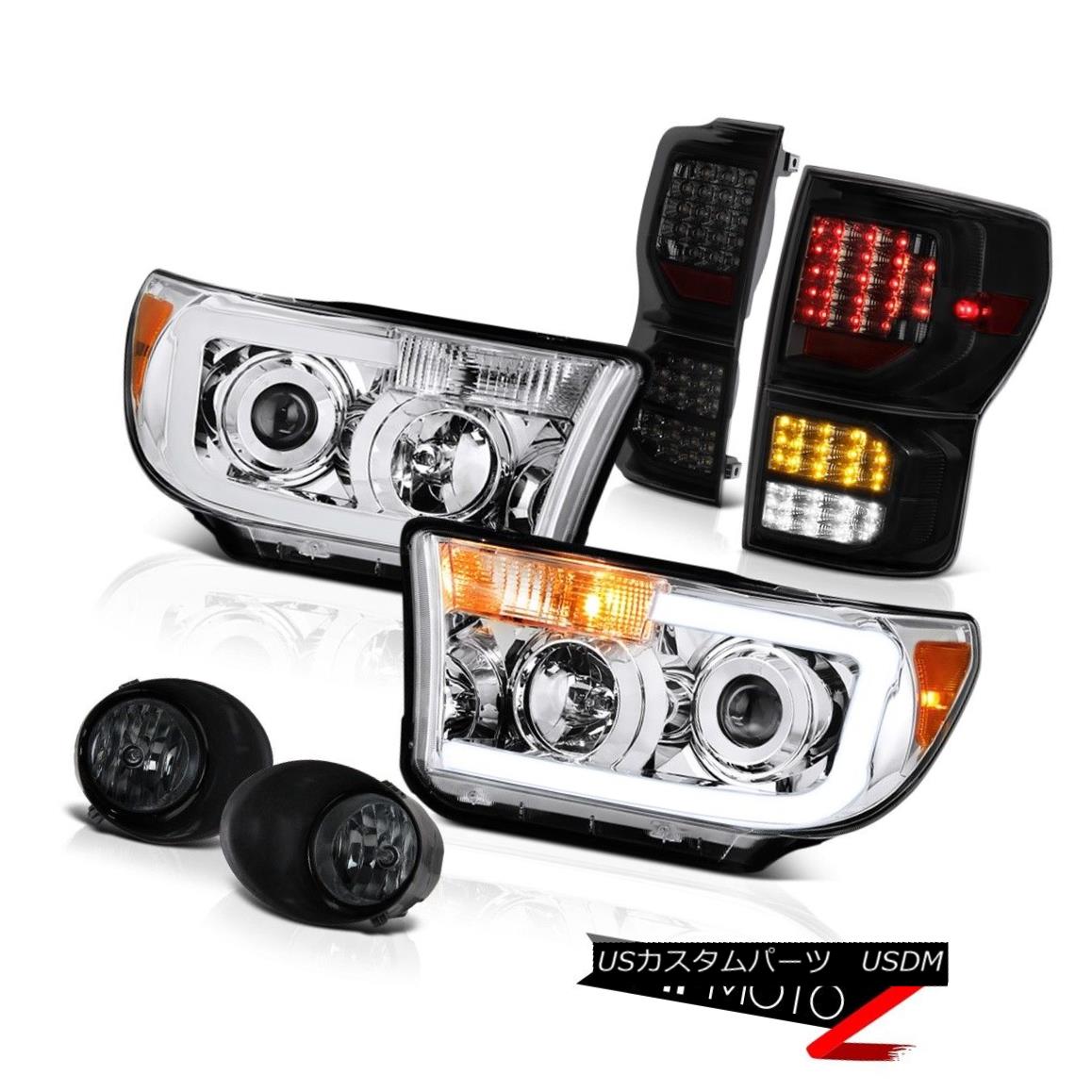 テールライト 2007-2013 Toyota Tundra SR5 Rear Brake Lamps Projector Headlamps Foglights LED 2007-2013トヨタトンドラSR5リアブレーキランププロジェクターヘッドランプフォグライトLED 【並行輸入品】