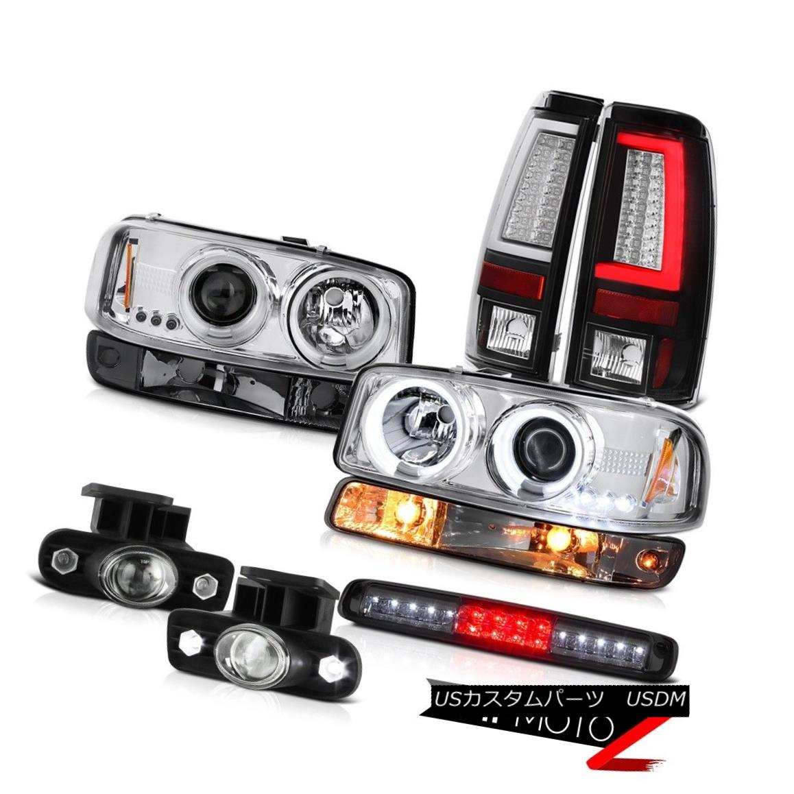 テールライト 99-02 Sierra SL Tail Lamps 3RD Brake Lamp Signal Fog CCFL Headlights Tron STyle 99-02 Sierra SLテールランプ3RDブレーキランプ信号フォグCCFLヘッドライトTron STyle 【並行輸入品】|カスタムパーツ WORLD倉庫