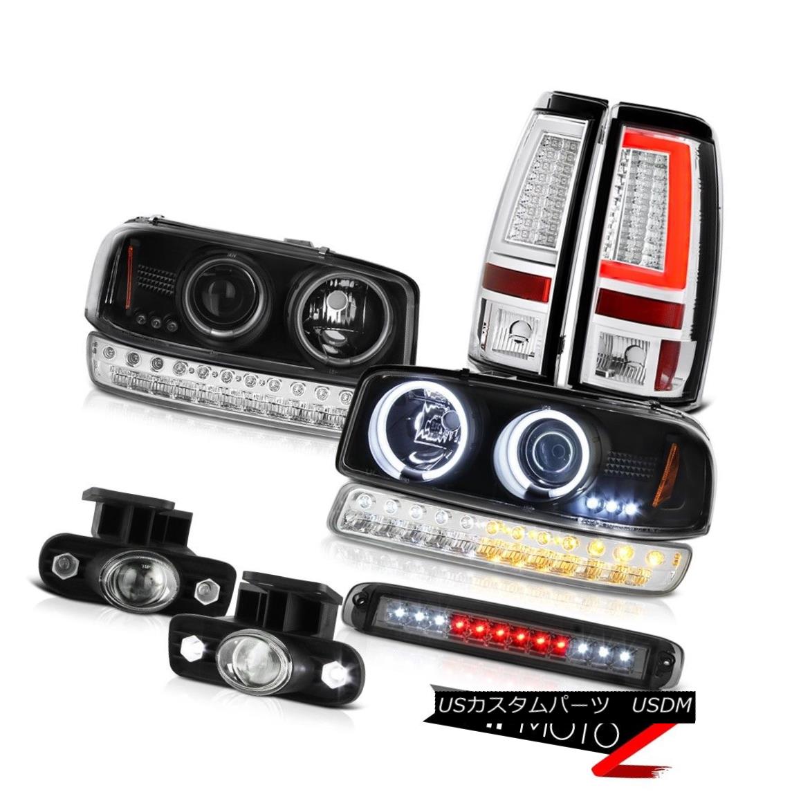 テールライト 99-02 Sierra 6.6L Taillights High Stop Lamp Foglights Parking CCFL Headlamps LED 99-02シエラ6.6Lテールライトハイストップランプフォグライト駐車場CCFLヘッドランプLED 【並行輸入品】