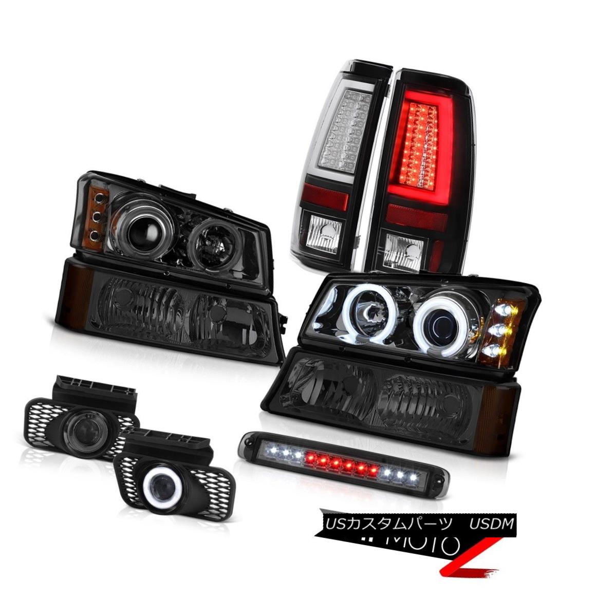テールライト 2003-2006 Silverado 3500Hd Tail Brake Lights 3RD Lamp Bumper Foglamps Headlamps 2003-2006シルバラード3500Hdテールブレーキライト3RDランプバンパーフォグランプヘッドランプ 【並行輸入品】