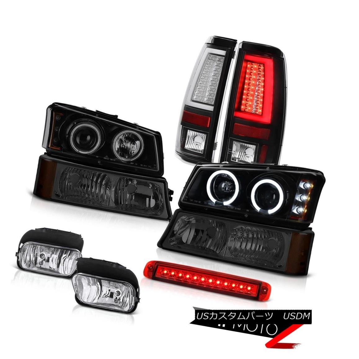 テールライト 03-06 Silverado Taillamps Roof Brake Light Foglights Parking Headlamps CCFL Rim 03-06 Silverado TaillampsルーフブレーキライトフォグライトパーキングヘッドランプCCFLリム 【並行輸入品】