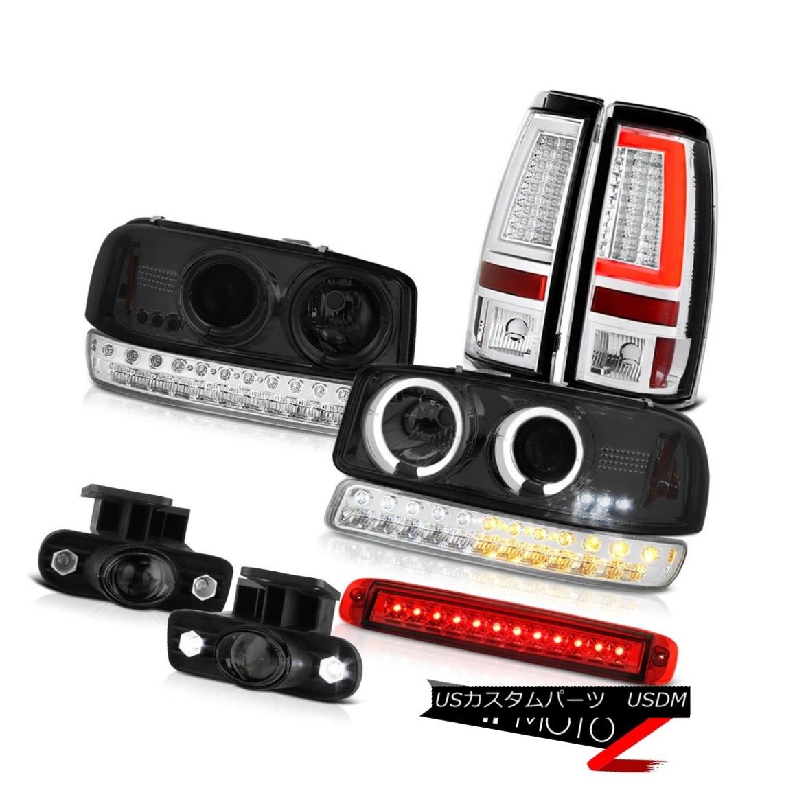 テールライト 99-02 Sierra 3500HD Taillamps Roof Cab Lamp Fog Lamps Bumper Headlamps Halo Ring 99-02 Sierra 3500HDタイルランプルーフキャブランプフォグランプバンパーヘッドランプハローリング 【並行輸入品】