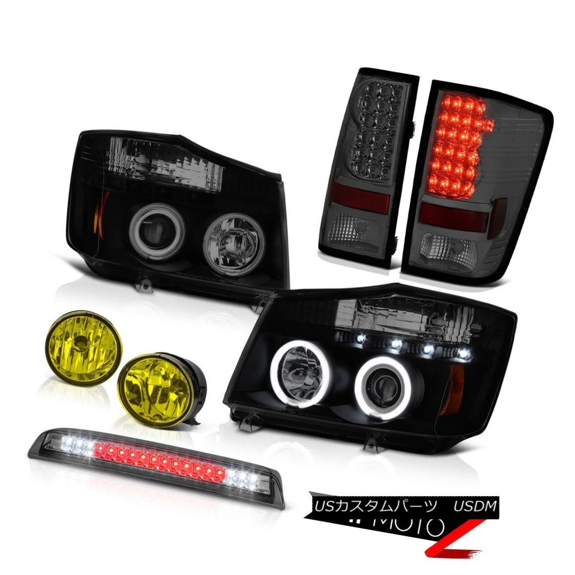 テールライト For 04-15 Titan SL C.C.F.L Angel Headlights Tail Lights Driving Fog High Stop 04-15タイタンSL C.C.F.Lエンジェルヘッドライトテールライトドライビングフォグハイストップ 【並行輸入品】
