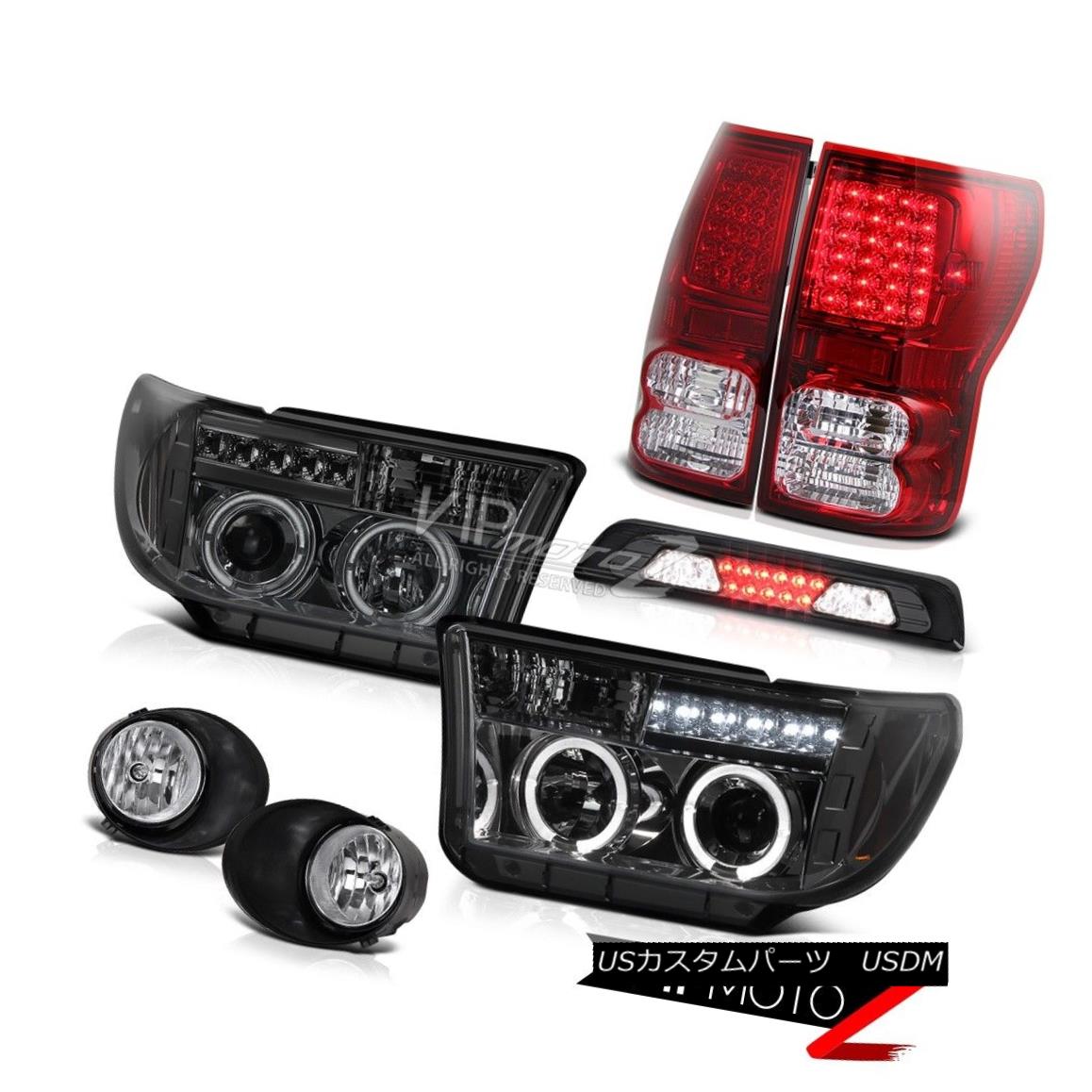 テールライト 07-13 Toyota Tundra Platinum Foglamps Roof Brake Light Tail Lights Headlamps SMD 07-13トヨタ・トンドラプラチナフォグランプルーフブレーキライトテールライトヘッドランプSMD 【並行輸入品】