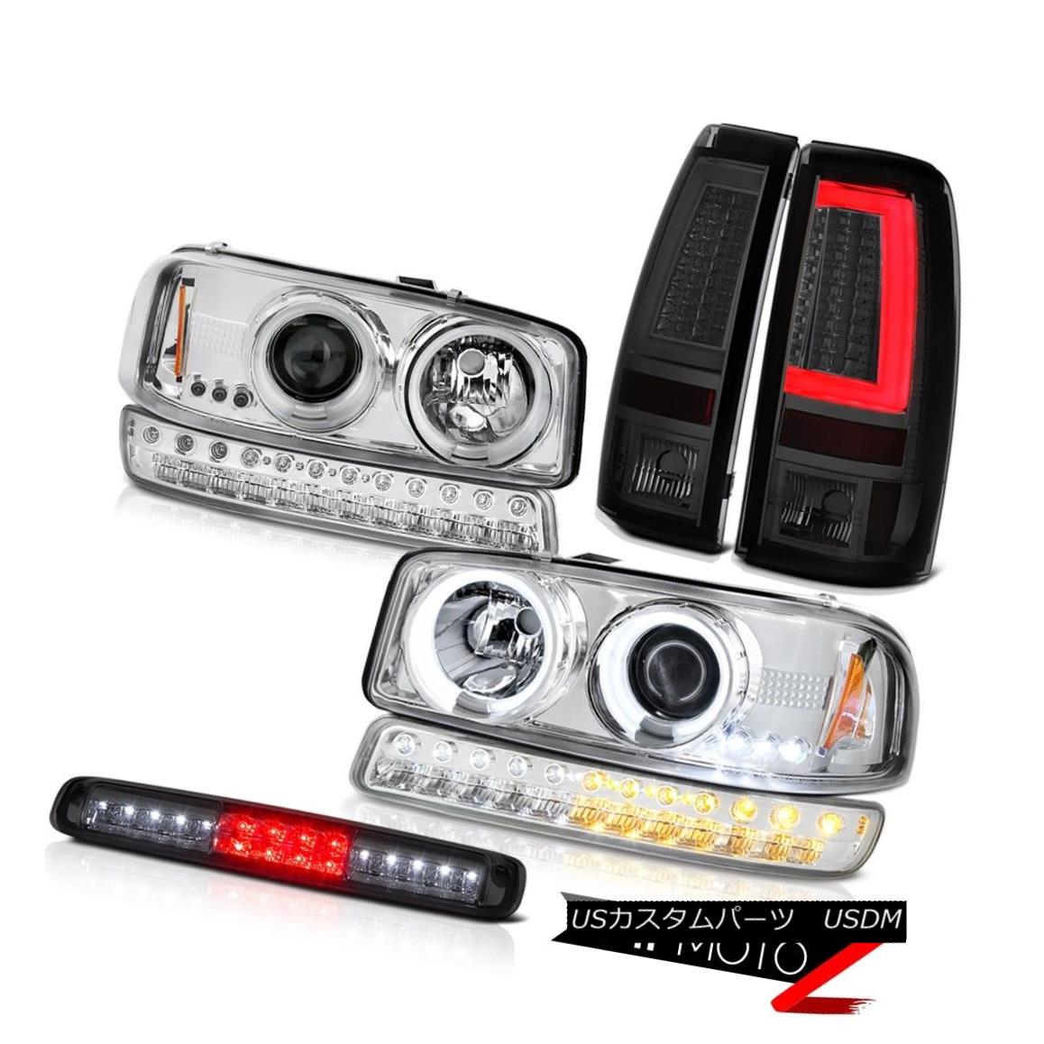 テールライト 99-06 Sierra SLT Taillamps High Stop Lamp Signal CCFL Headlights LED Halo Ring 99-06 Sierra SLT Taillampsハイストップランプ信号CCFLヘッドライトLEDハローリング 【並行輸入品】