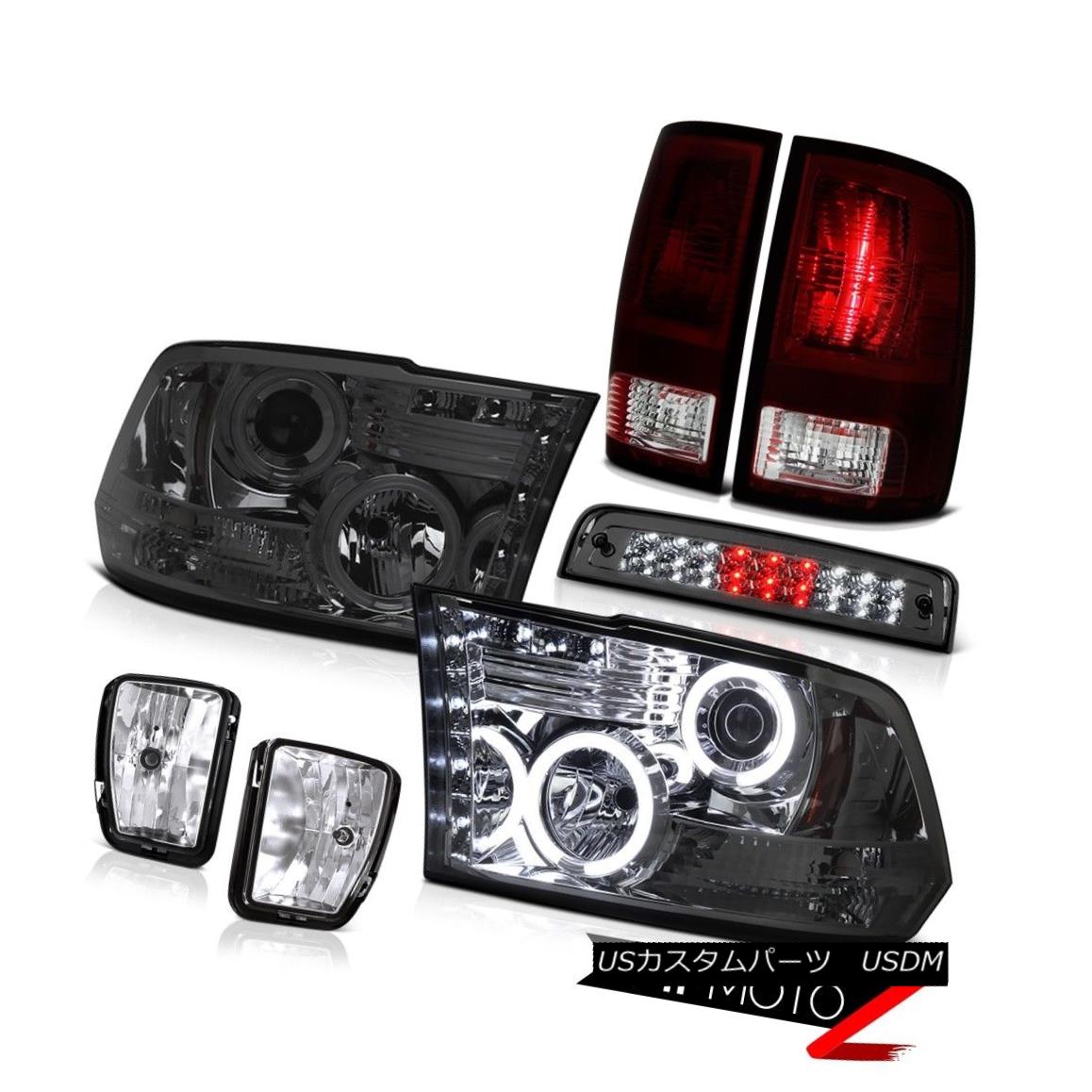 テールライト 2013-2018 Dodge Ram 1500 5.7L High Stop Light Fog Lamps Tail Headlights SMD Cool 2013-2018 Dodge Ram 1500 5.7LハイストップライトフォグランプテールヘッドライトSMD Cool 【並行輸入品】