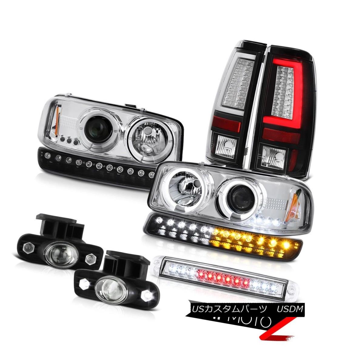 テールライト 99-02 Sierra WT Taillights Roof Cab Lamp Parking Fog Lights Headlamps Neon Tube 99-02シエラWT灯台ルーフキャブランプパーキング霧ライトヘッドランプネオンチューブ 【並行輸入品】
